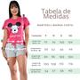 Imagem de Pijama Feminino com Manga Confortável Shortdoll Verão