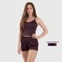 Imagem de Pijama Feminino Curto Short Doll com Renda Preto