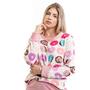 Imagem de Pijama Feminino Fleece Plush Pelinhos Quentinho Inverno Frio