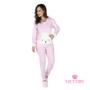 Imagem de Pijama Feminino Longo Adulto Plush Quente Inverno Victory