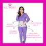 Imagem de Pijama Feminino Longo Adulto Plush Quente Inverno Victory