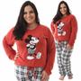 Imagem de Pijama Feminino Longo Plus Size Inverno Frio Lindo