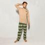 Imagem de Pijama Flanela Xadrez Busy Relaxing Verde - Masculino