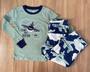 Imagem de Pijama infantil avião com calça Carters - 2 peças