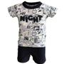 Imagem de Pijama Infantil Camiseta e Bermuda Verão By Night 12023 - Elian