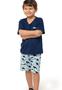 Imagem de Pijama Infantil Curto Kid Arazul DeMillus 220433 Marinho