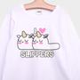 Imagem de Pijama Infantil Duzizo Brilha no Escuro Slippers Menina