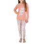 Imagem de Pijama Infantil Feminino Dedeka Frutas e Flores Laranja 2511