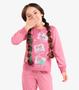 Imagem de Pijama Infantil Feminino Em Meia Malha Rovi Kids Rosa