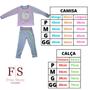 Imagem de Pijama Infantil Feminino Estampado Longo de Frio Roupa de Dormir Menina Inverno - FREE STORE