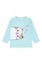 Imagem de Pijama Infantil Feminino Inverno Cat - Hey Kids Azul Claro