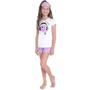 Imagem de Pijama Infantil Feminino Manga Curta Brilha no Escuro Kyly 111643