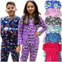 Imagem de Pijama Infantil juvenil Soft Conjunto Menino e Menina 2 ao 8