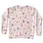 Imagem de Pijama Infantil Longo Roupa de Dormir Fleece Plush Soft Inverno Sorvete Rosa - Tam. 02 