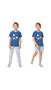Imagem de Pijama Infantil Masculino Brilha no Escuro 3 Peças: Camiseta, Calça e Bermuda Malwee Kids