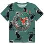 Imagem de Pijama Infantil Masculino Camiseta + Bermuda em Meia Malha Brilha no Escuro Kyly