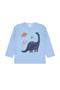 Imagem de Pijama Infantil Masculino Inverno Dino - Hey Kids Azul Claro