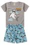 Imagem de Pijama Infantil Masculino Verão Shark Attack - Hey Kids - Mescla