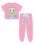 Imagem de Pijama Infantil Menina Blusa E Calça Boneca Rosa Cinti