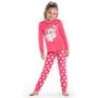 Imagem de Pijama Infantil Menina Blusa e Calça Meia Malha Kyly 1000164