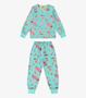 Imagem de Pijama Infantil Menina Florido Rovi Kids Azul