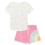 Imagem de Pijama Infantil Menina Verão de Blusa e Shorts em Malha Comfy Tam 4 a 12 - Infanti