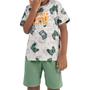 Imagem de Pijama Infantil Menino Verão Game Brilha No Escuro Tam 4 a 8 - Angerô