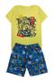 Imagem de Pijama Infantil Verão Menino - Game - Amarelo