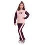 Imagem de Pijama Juvenil Infantil Para Menina Tamanho 10 12 14 Anos Conjunto Com Blusa Manga Longa E Calça