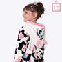 Imagem de Pijama Kigurumi com Capuz Vaca Patches Infantil Menina Puket 030402753