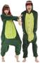 Imagem de Pijama Kigurumi Dinossauro Skin Game Free Fire Unissex Macacão com Capuz- Fantasy