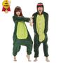 Imagem de Pijama Kigurumi Dinossauro Skin Game Free Fire Unissex Macacão com Capuz- Mundo Das Fantasias