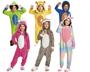 Imagem de Pijama kigurumi infantil-juvenil macacão bichinhos-inverno