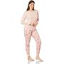 Imagem de Pijama Longo Feminino 100% Algodão Malwee (6518) - Lua/Rosa