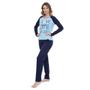 Imagem de Pijama Longo Feminino Doce Luar 5615 Love