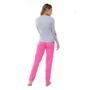 Imagem de Pijama Longo Feminino E-Pijama By Sepie 5111/LS223 Poliviscose - Rosa Poá