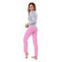 Imagem de Pijama Longo Feminino E-Pijama By Sepie 5116/LS223 Viscolycra - Pink Stripes