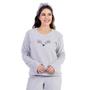 Imagem de Pijama Longo Feminino Raposa Fleece Cia do Corpo 5104