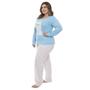 Imagem de Pijama Longo Lhama Plus Size Doce Luar 5600