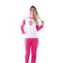 Imagem de Pijama Longo Linha Jovem Feminino Pink e Branco Corujinha