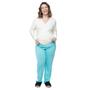 Imagem de Pijama Longo Plus Size Maternidade com Botões calça estampada Linda Gestante