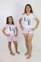 Imagem de Pijama love panda feminino  infantil