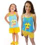 Imagem de Pijama Mãe E Filha Baby doll Verão Adulto Infantil Girafa