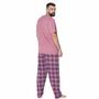 Imagem de Pijama Masculino Vekyo Modas Adulto Blusa Manga Curta Lisa Calça Longa Comprida Estampada Roupa de Dormir