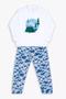 Imagem de Pijama ML Infantil Dedeka Soft Estampado Brilha no Escuro Masculino REF23802_23803