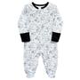 Imagem de Pijama Para Bebê Prematuro Unissex Wonder Nation - Preto e Branco