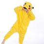 Imagem de Pijama Pikachu Infantil Com Capuz 100% Algodão A  Pronta Entrega