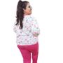 Imagem de Pijama Plus Size Feminino Manga Longa Estampas Variadas