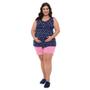 Imagem de Pijama Plus Size Short Doll Amamentação Regata Coração