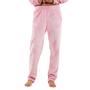 Imagem de Pijama Plush Adulto Feminino Longo de Frio Inverno Fleece Macio Quentinho PP Rosa